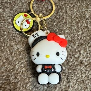 Hello Kitty Keychain with Red Strap